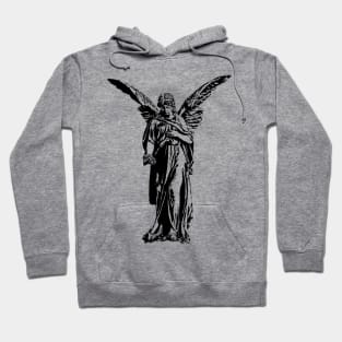 guardian angel / white Hoodie